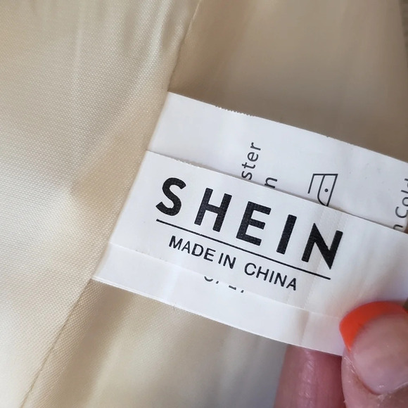 Shein abstract print collar blazer - Picture 8 of 10